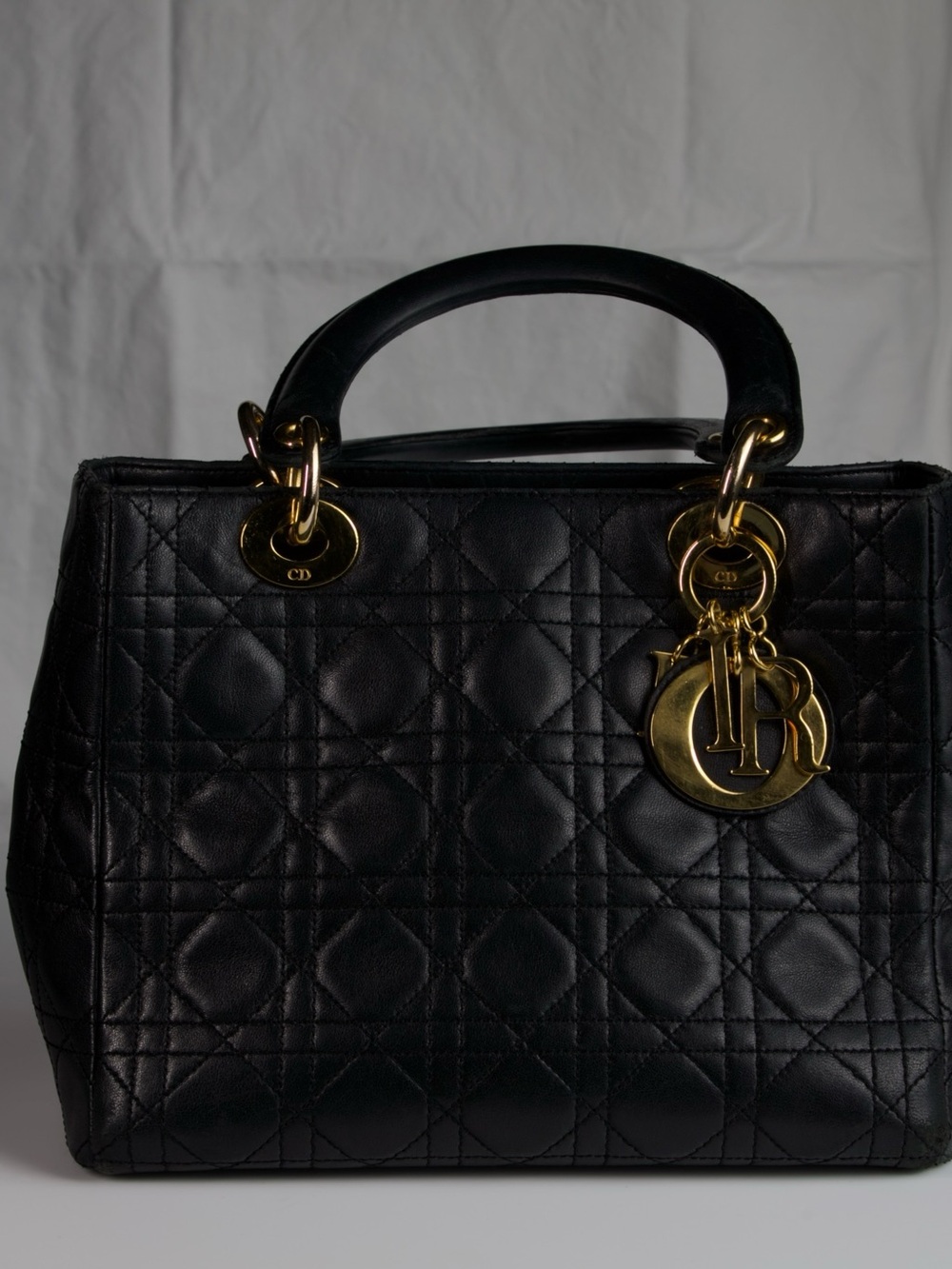 Lady Dior Lambskin Quilted Vintage Bag